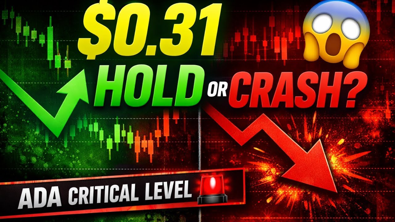 Cardano (ADA) Next Move Explained | $0.31 Support or Deeper Crash?