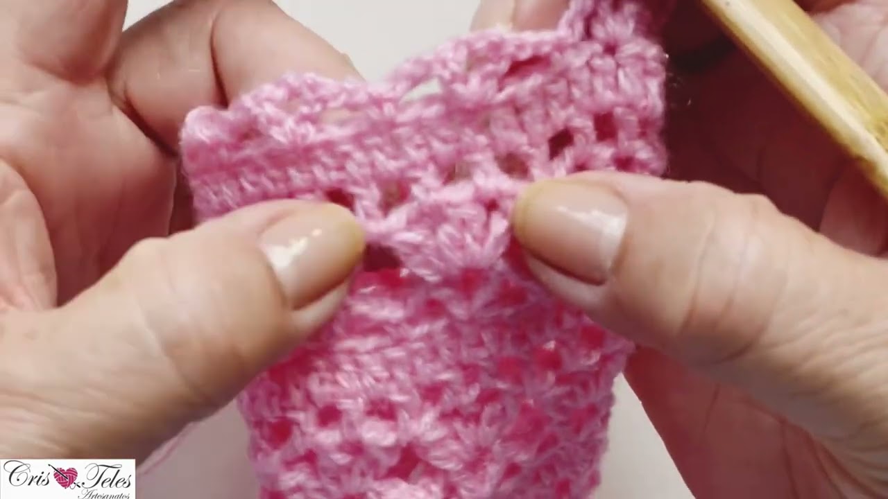 CASACO DE CROCHE BEATRIZ/ CASAQUINHO DE BEBÊ Parte 03 por @Cris Teles Artesanatos ​