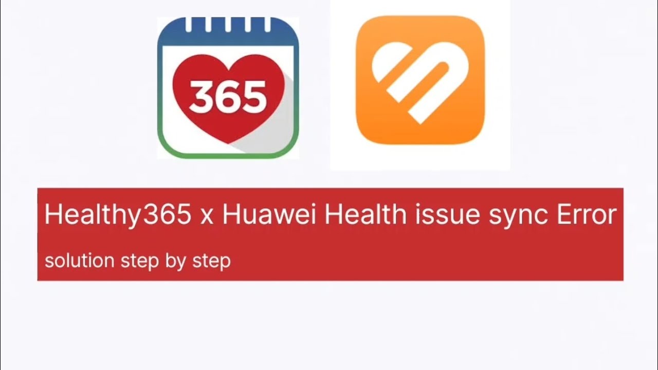 Healthy 365 unable to sync with Huawei health #healthy365 #huaweihealth