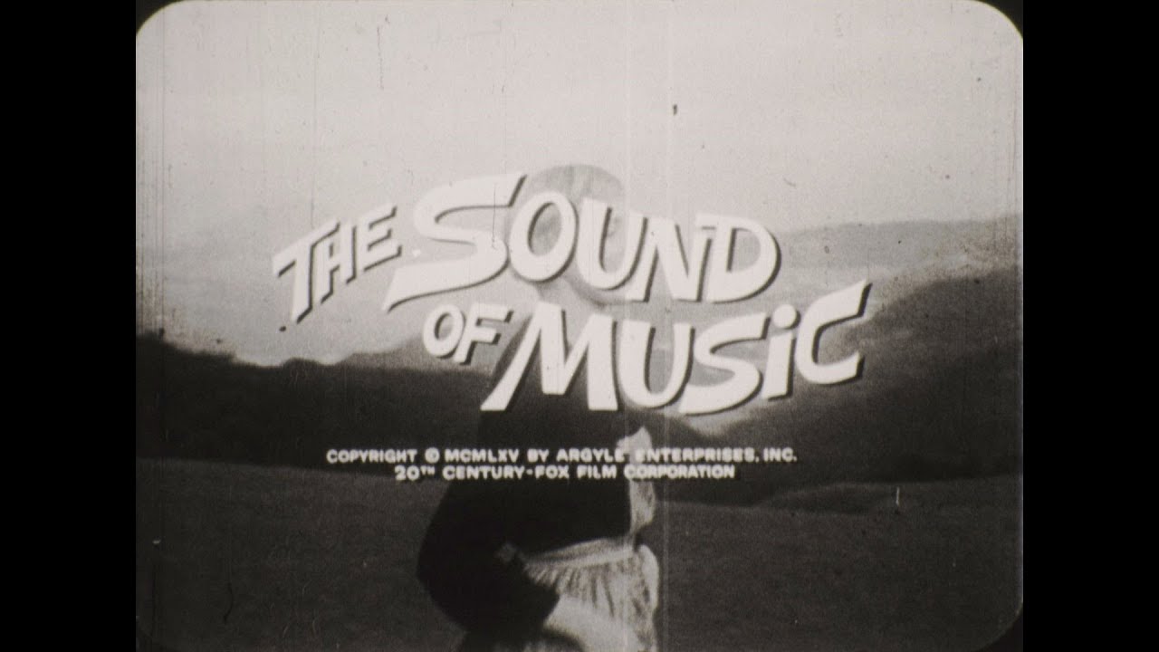 The Sound of Music 1965 BW Trailer TV Spot High Definition 16mm Julie Andrews, Christopher Plummer