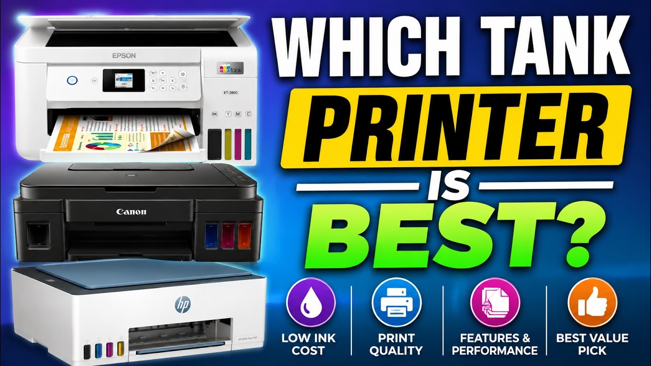 Какой принтер Tank вам стоит купить? [Обновление 2025] Epson, Canon, HP