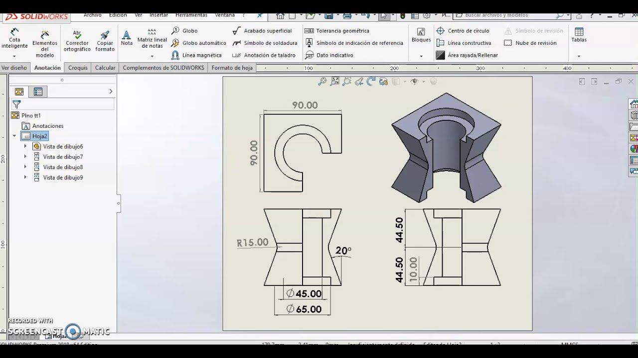 Steel connector-Solidworks