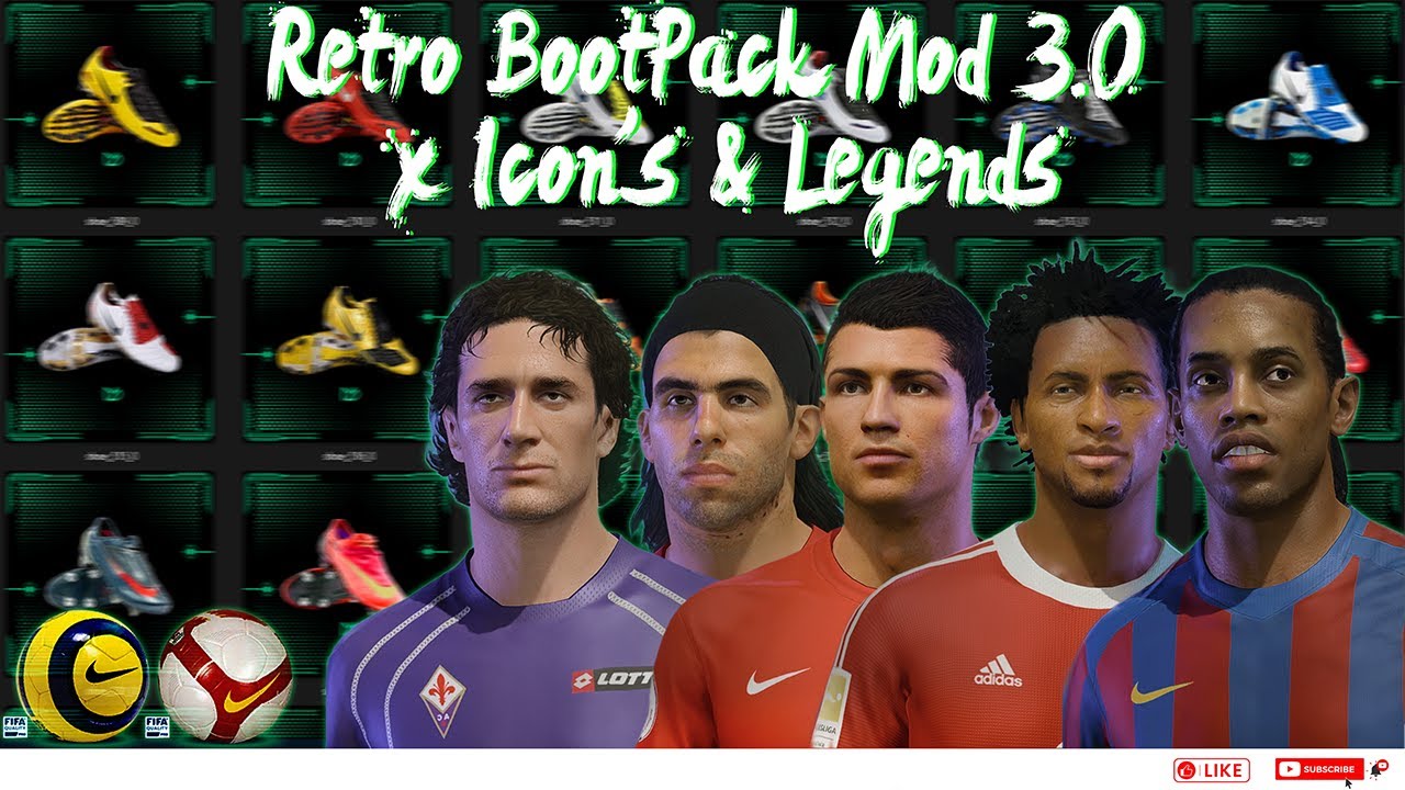 RETRO BOOTPACK 3.0 X ICONS & LEGENDS MOD FOR FIFA 22 – RELIVE THE GLORY DAYS!