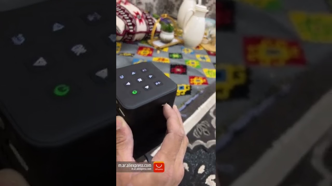 برجكتر  byintk P20 بروجكتر صغير وسعرة مناسب ودقة 4K