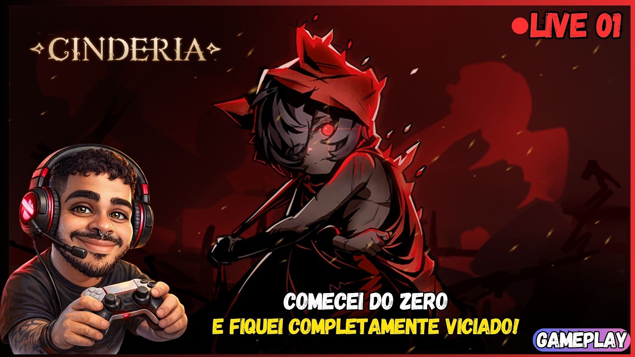 LIVE: Comecei do Zero em CINDERIA e Fiquei Completamente VICIADO!