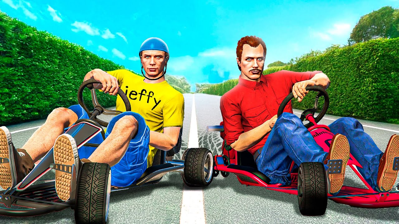 GTA 5 But Last To STOP DRIVING Wins!