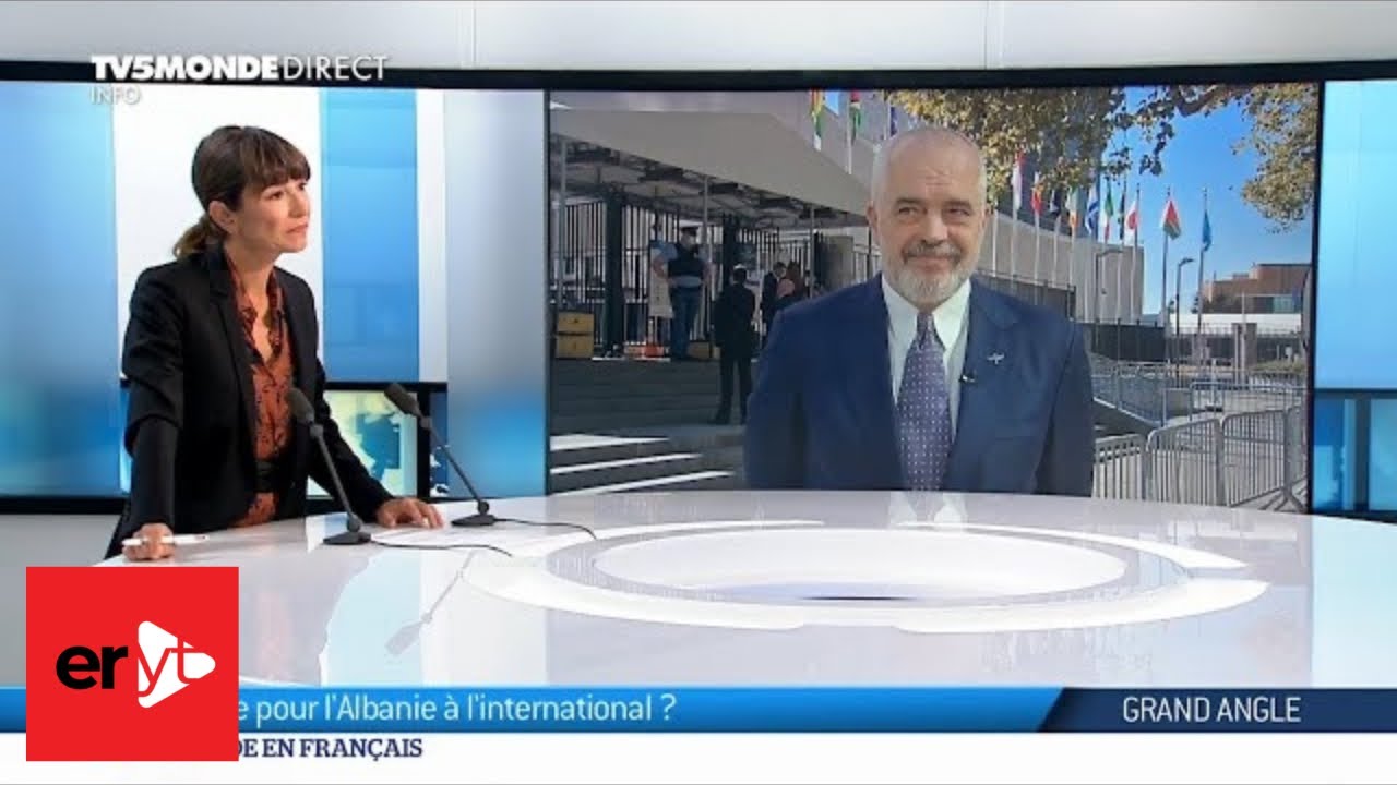 Kryeministri Edi Rama - Intervist&euml; nga Nju Jorku p&euml;r televizionin francez TV5MONDE