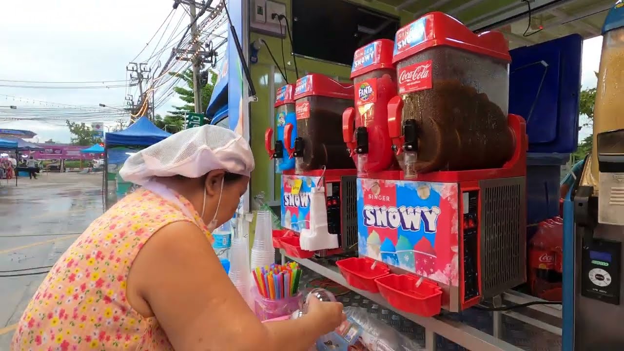 Food Truck Slushie Coca Cola/Fanta/Sugar cane 100% | KiNG Street Food