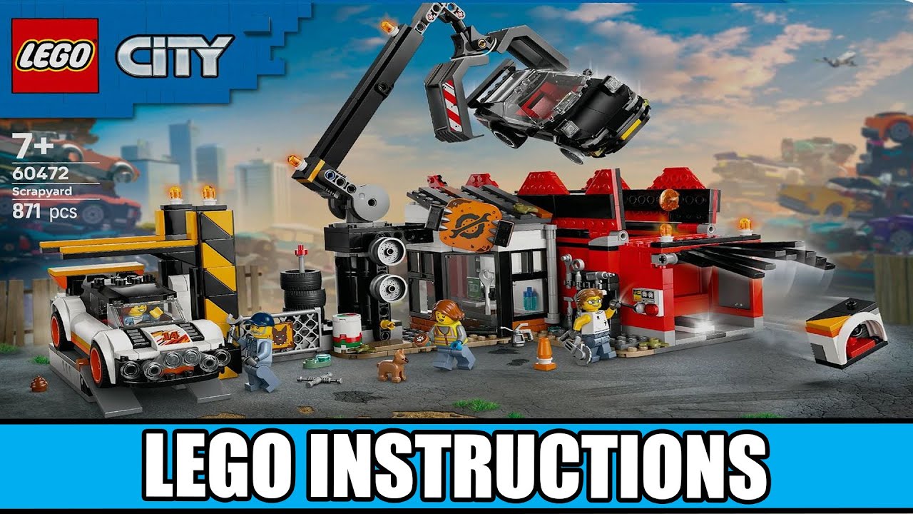 LEGO Instructions - City - 60472 - Scrapyard - Town