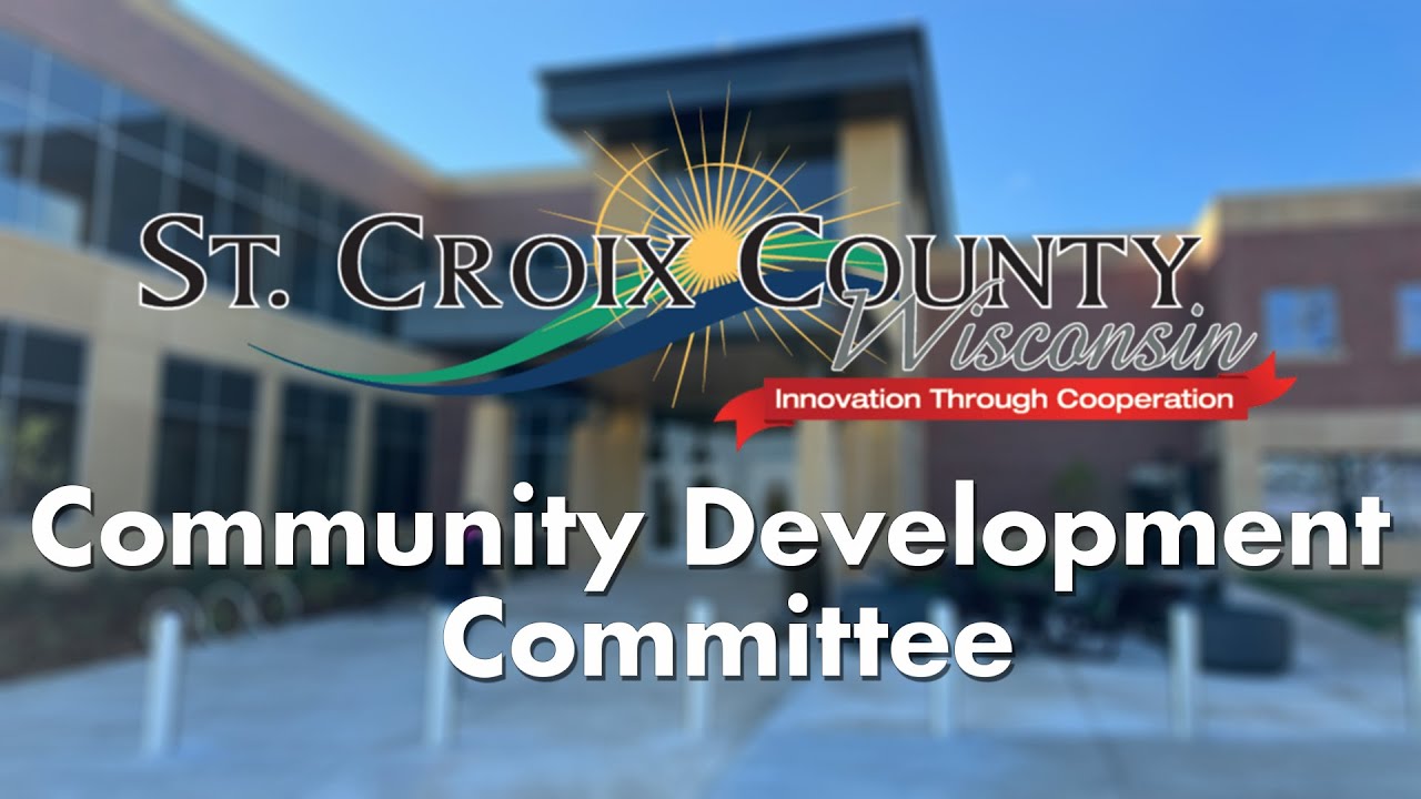 St Croix County Community Development Committee November 20th, 2025
