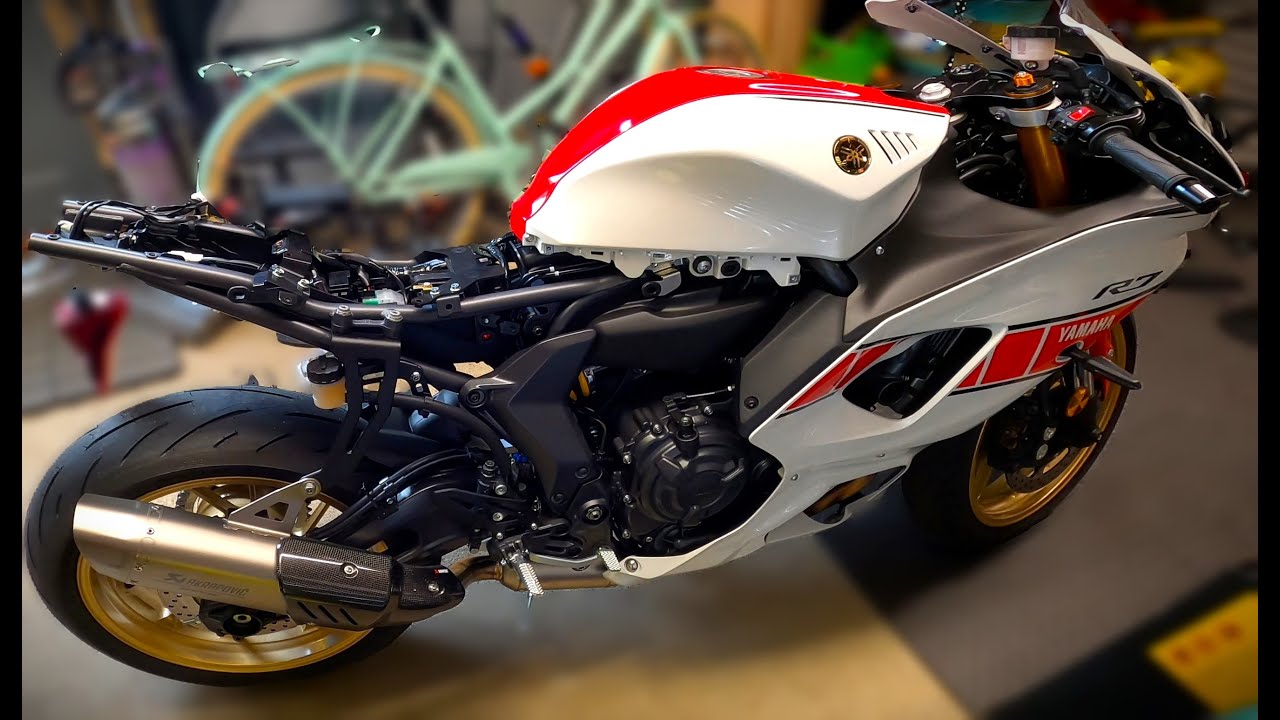 Yamaha R7 R&G Racing Tail Tidy Install | 2023 YZF R7 | First Mods