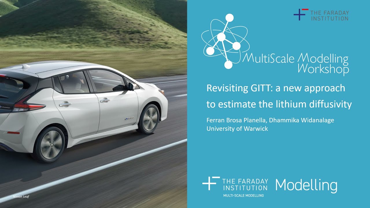 Revisiting GITT: a new approach to estimate the lithium diffusivity - F. Brosa Planella