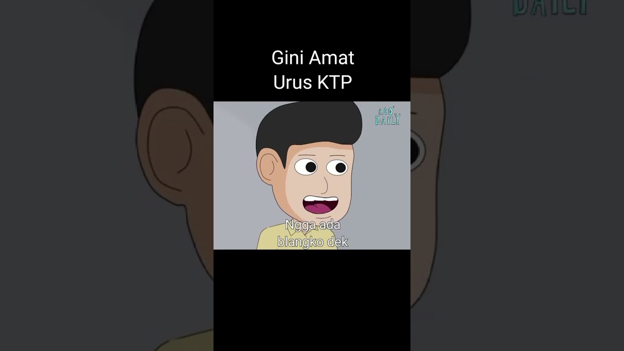 Gini amat urus ktp