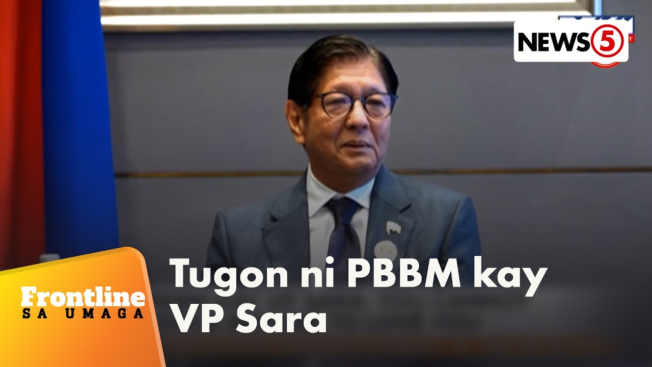 PBBM вице-президенту Саре: Нельзя заставить кого-то себя любить | Frontline sa Umaga