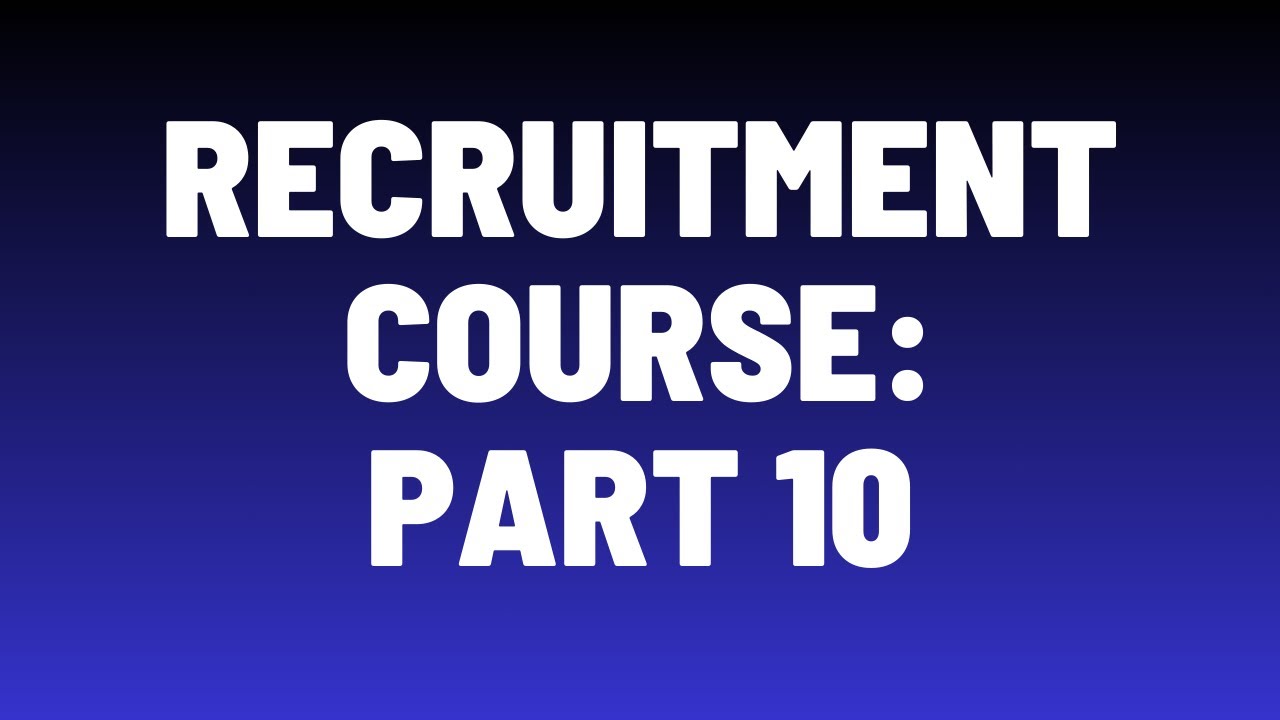 Recruitment Agency Course Part 10: How To Find A Niche