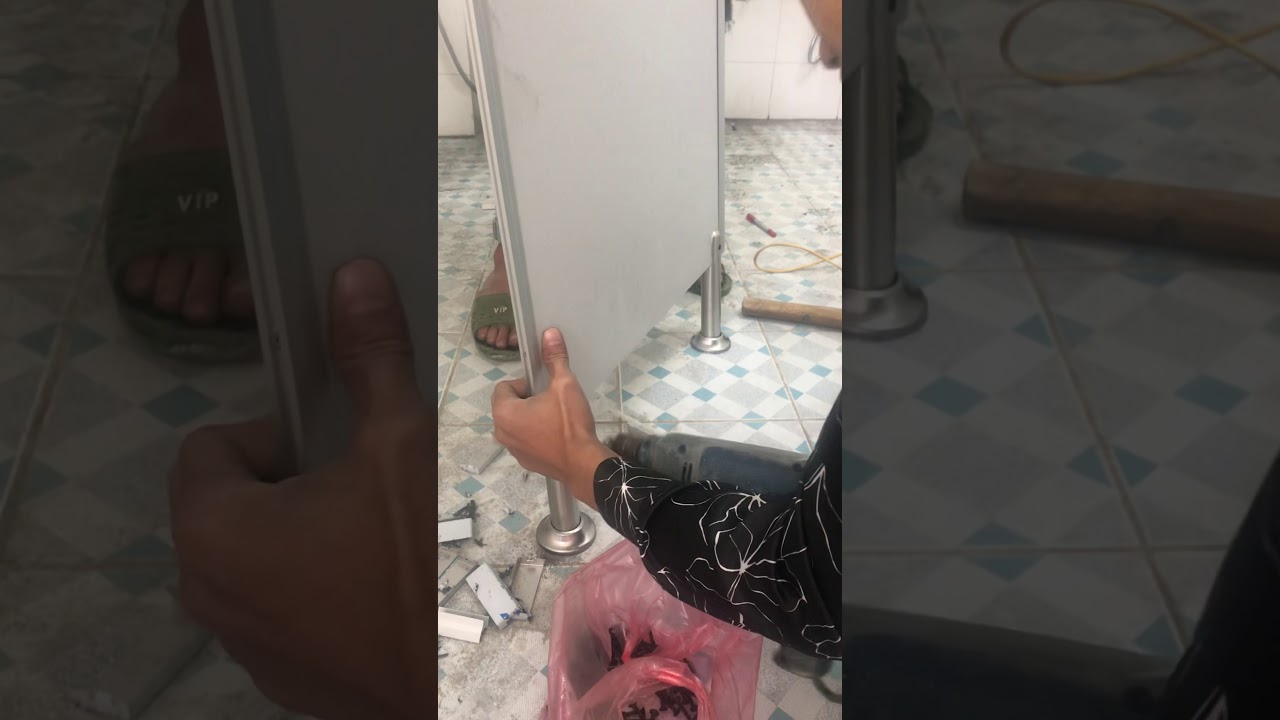 Hướng dẫn lắp đặt tấm compact nhà wc -p3