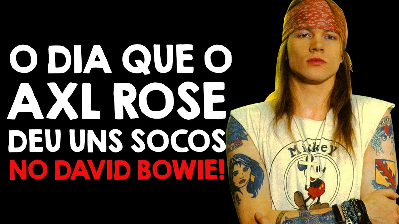 AXL ROSE O ROCKSTAR MAIS IMBECIL DOS ANOS 80 E 90!