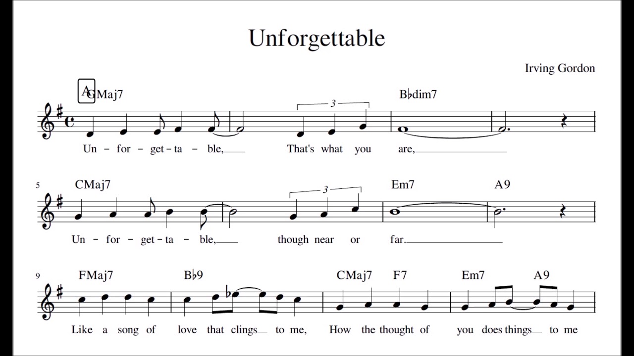 Unforgettable Irving Gordon