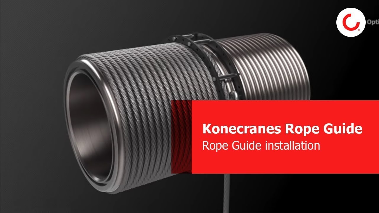 Konecranes Rope Guide installation