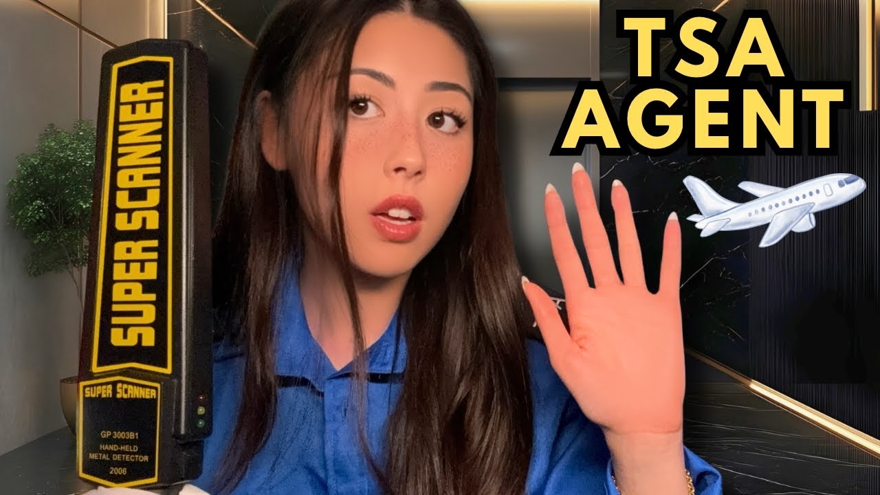 ASMR TSA Pat Down Because You&rsquo;re Acting Nervous &hellip; 😬🛃💤