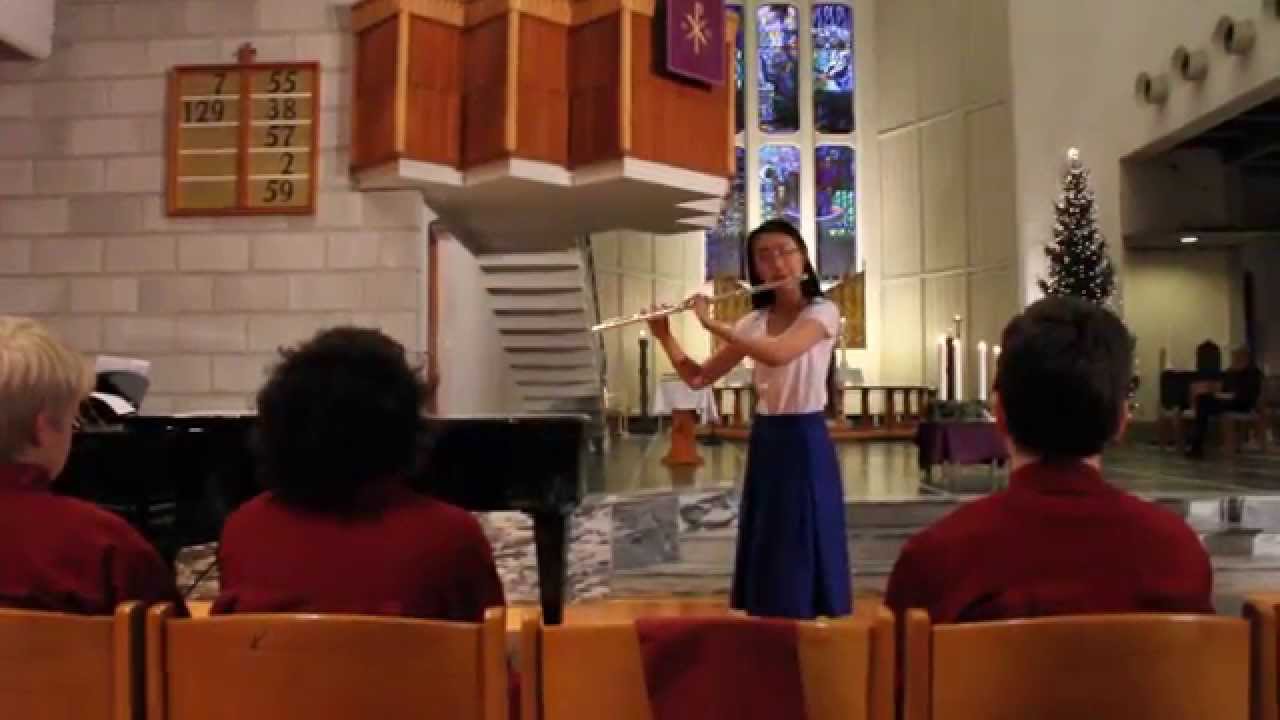 Air on G string of Bach -- Flute and Piano