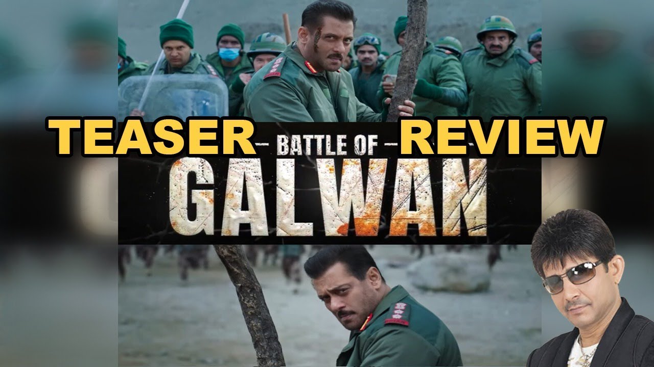 BATTLE OF GALWAN FILM TEASER REVIEW | KRK #krkreview #battleofgalwanteaser #battleofgalwan #salman