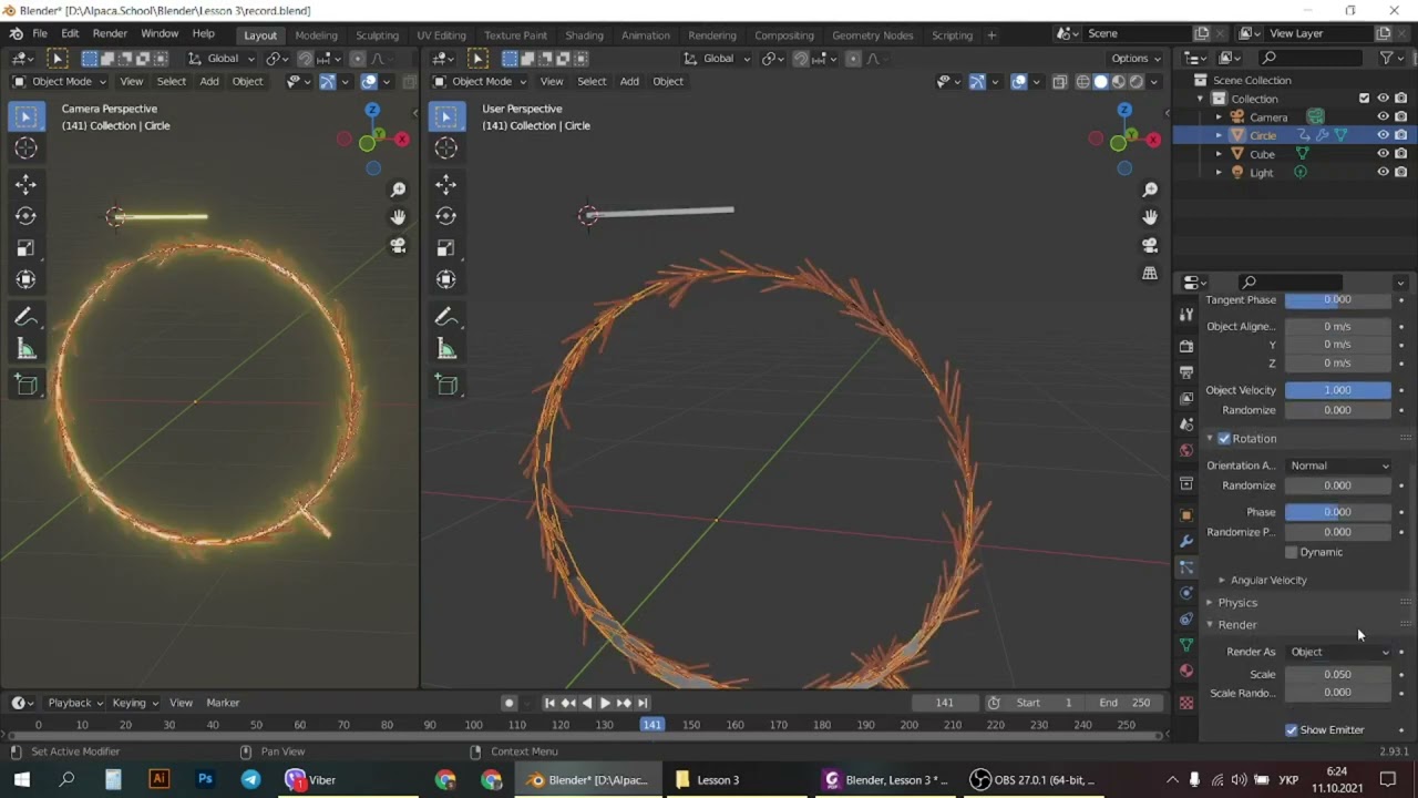 Dr Strange`s portal in Blender