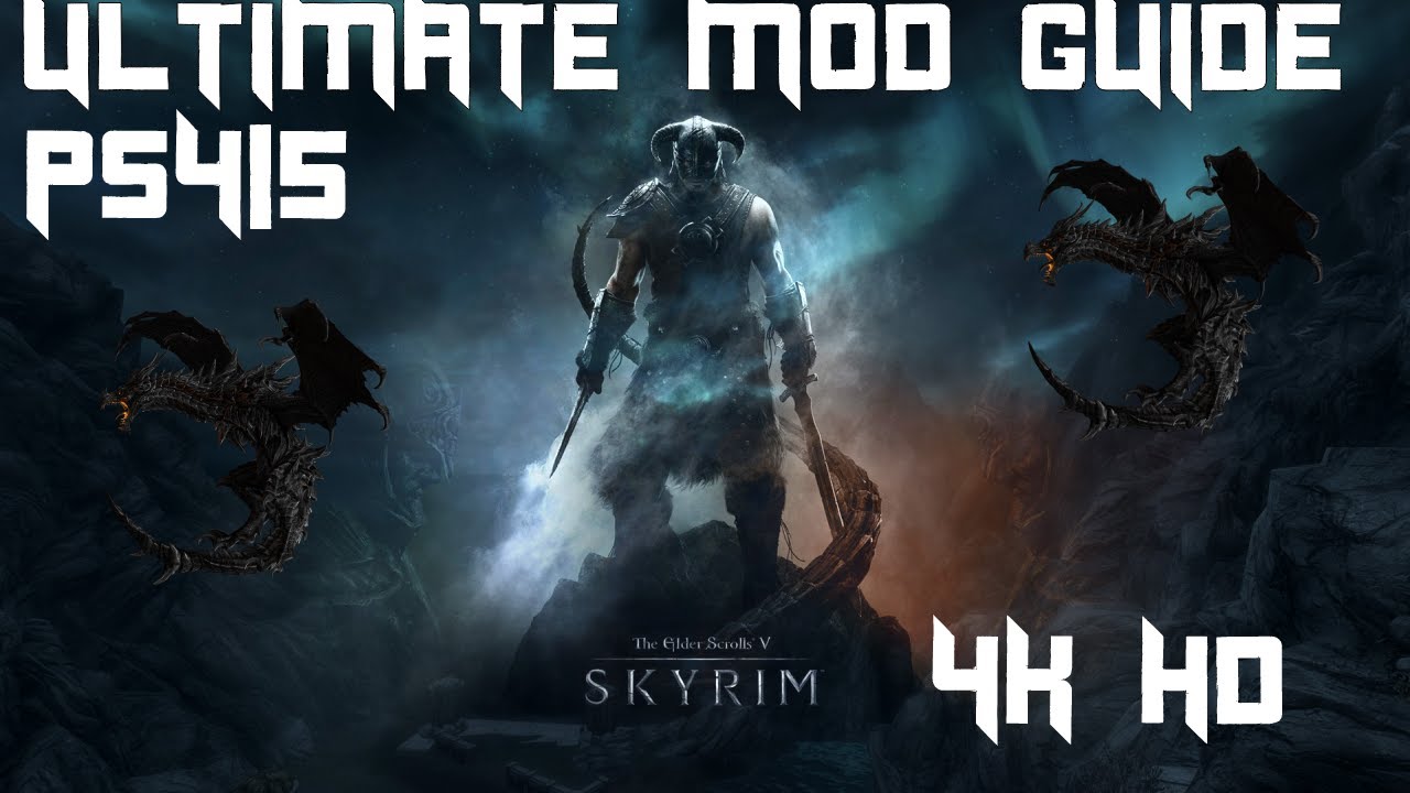 SKYRIM BEST mods PS4/5