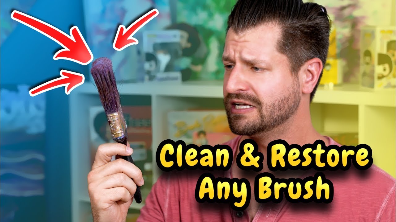Dried, Dirty, Damaged? No Problem - Fix & Restore Any Paint Brush!