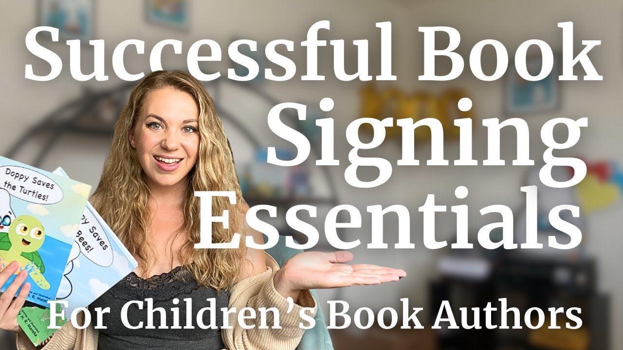 Everything You Need to Bring for a Successful Children’s Book Signing