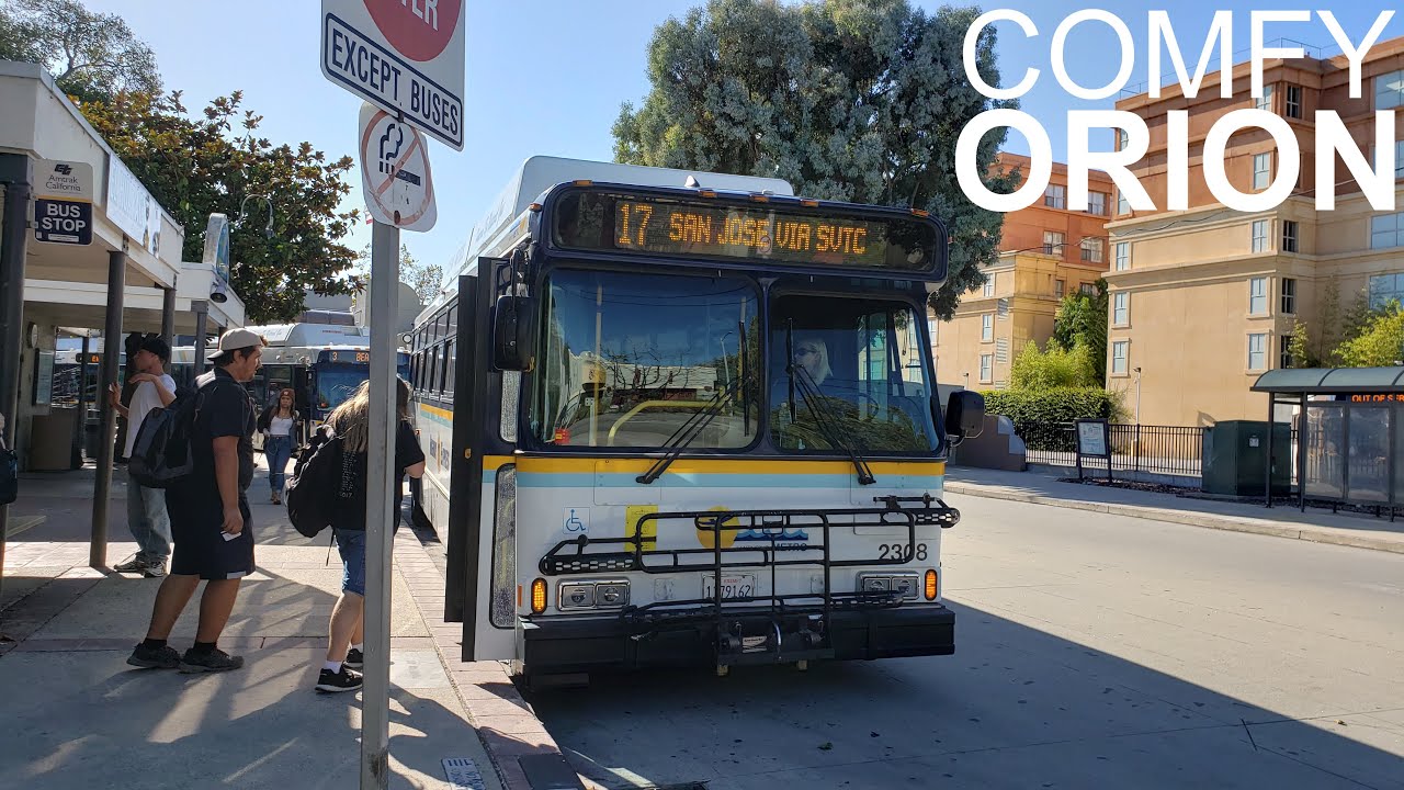 Comfy Orion CNG Conversion! - Santa Cruz Metro 2003 Orion V (05.501) Suburban No. 2308 on line 17