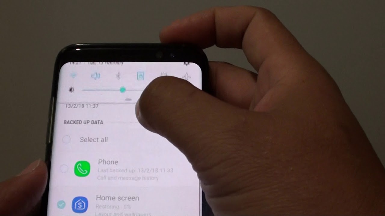 Samsung Galaxy S8: How to Restore Home Screen Layout