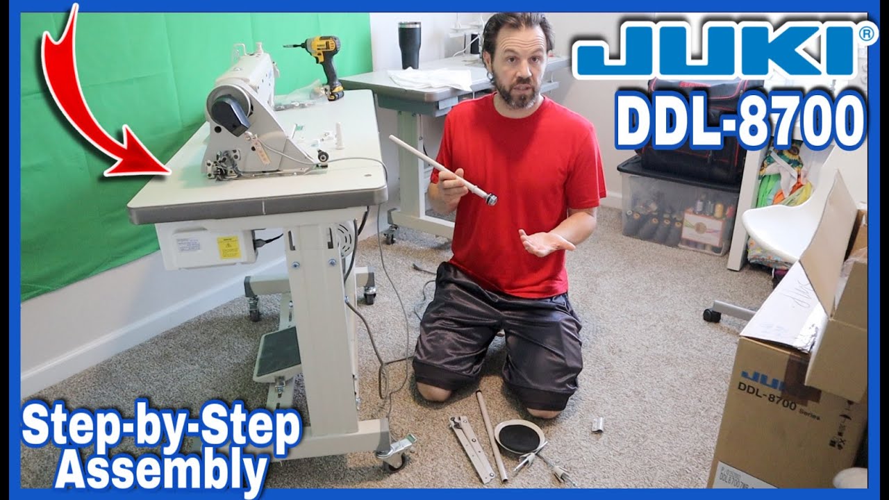 JUKI DDL-8700 Step By Step DIY Assembly & Instructions
