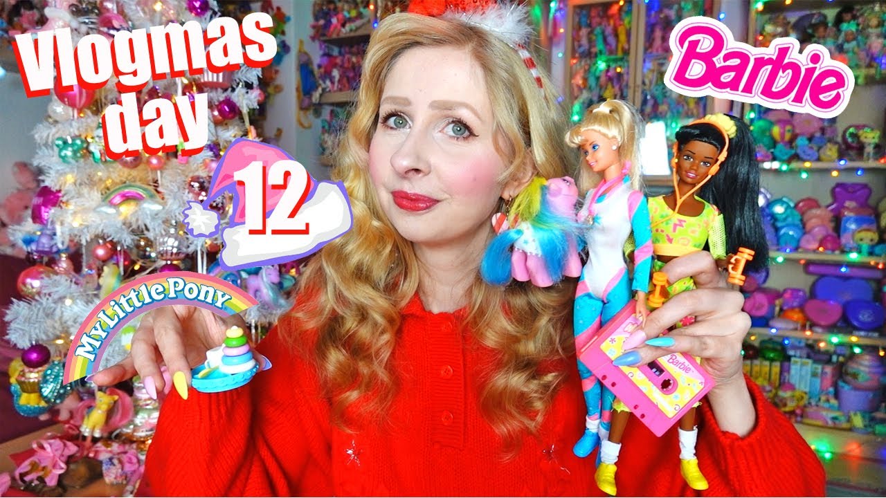 Vlogmas 2025 day 12 - 90s Barbie, 80s My Little Pony - vintage toy advent calendars