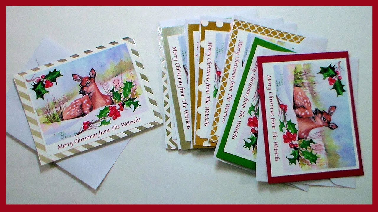 How To Scan Your Art and Make Greeting Cards at Home