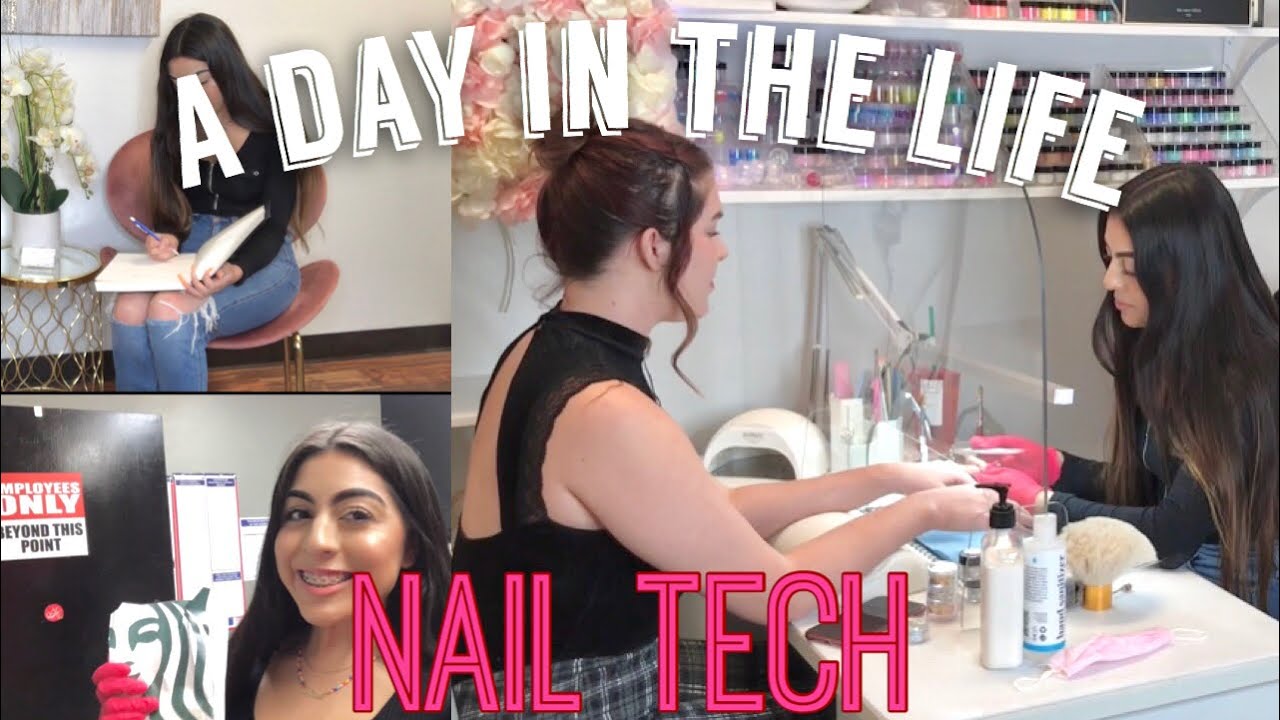 DAY IN THE LIFE OF A NAIL TECH