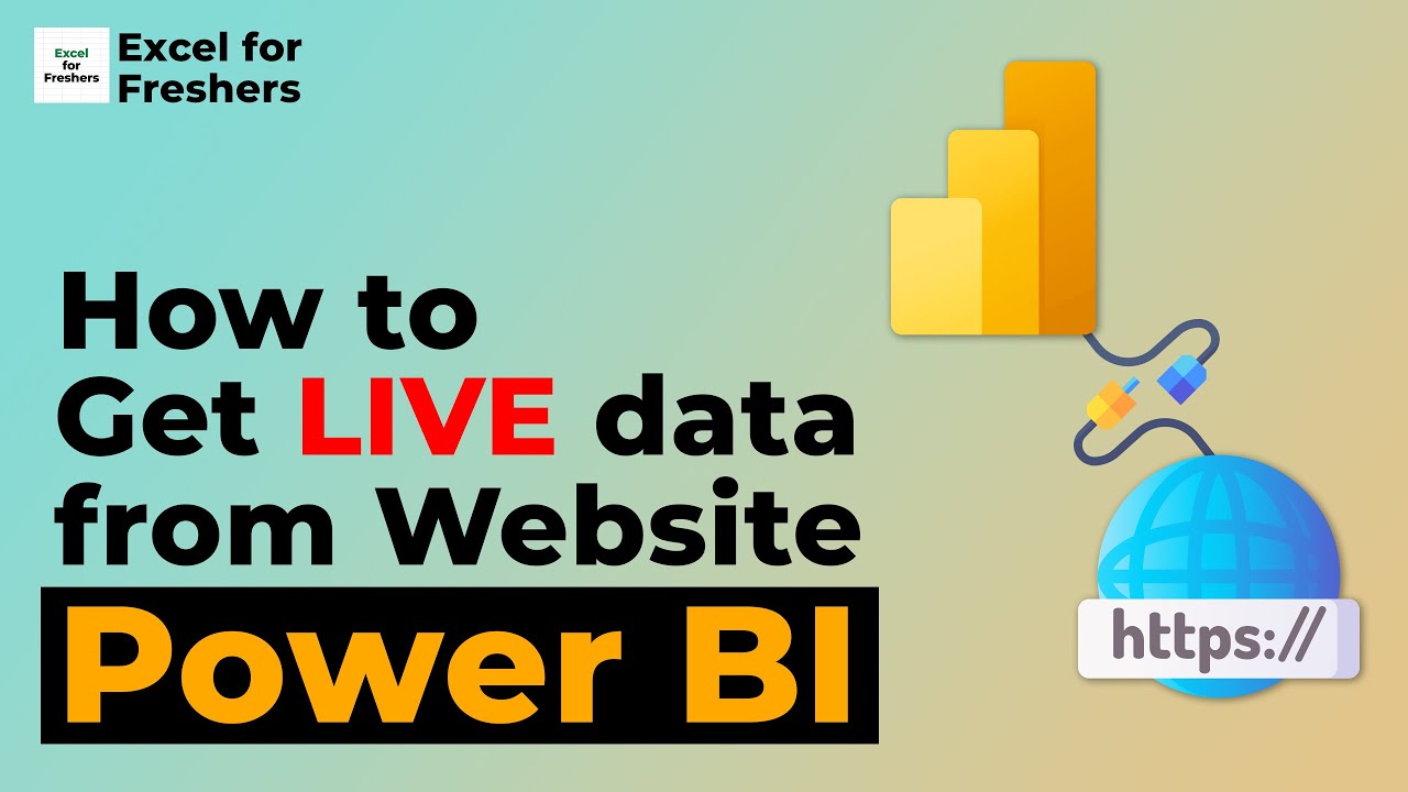 How to get LIVE data from Website | Power BI