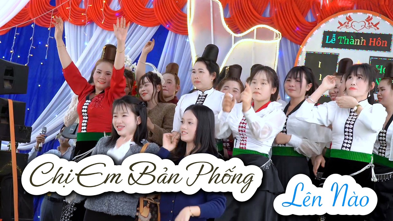 CHỊ EM BẢN PHỐNG NHẢY MỪNG ĐÁM CƯỚI 