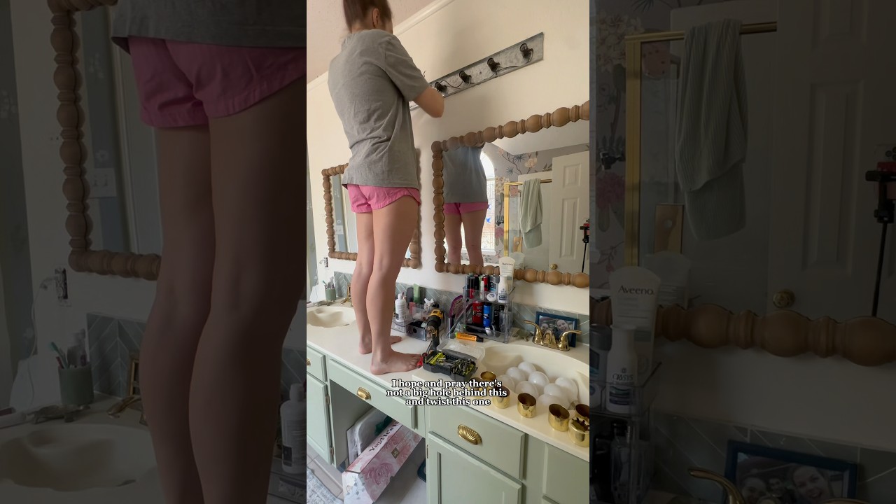 Installing a new vanity light!
