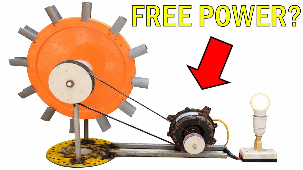 This Old Washing Machine Became a Powerful Water Generator