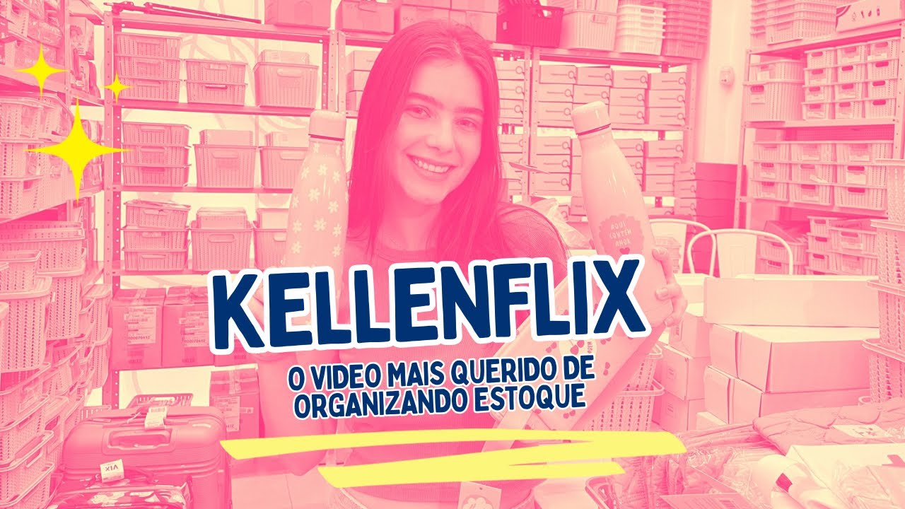 KELLENFLIX: Organizando o Estoque da Papelaria 🗂️✨ | Tour, Reposição e Muitas Novidades.