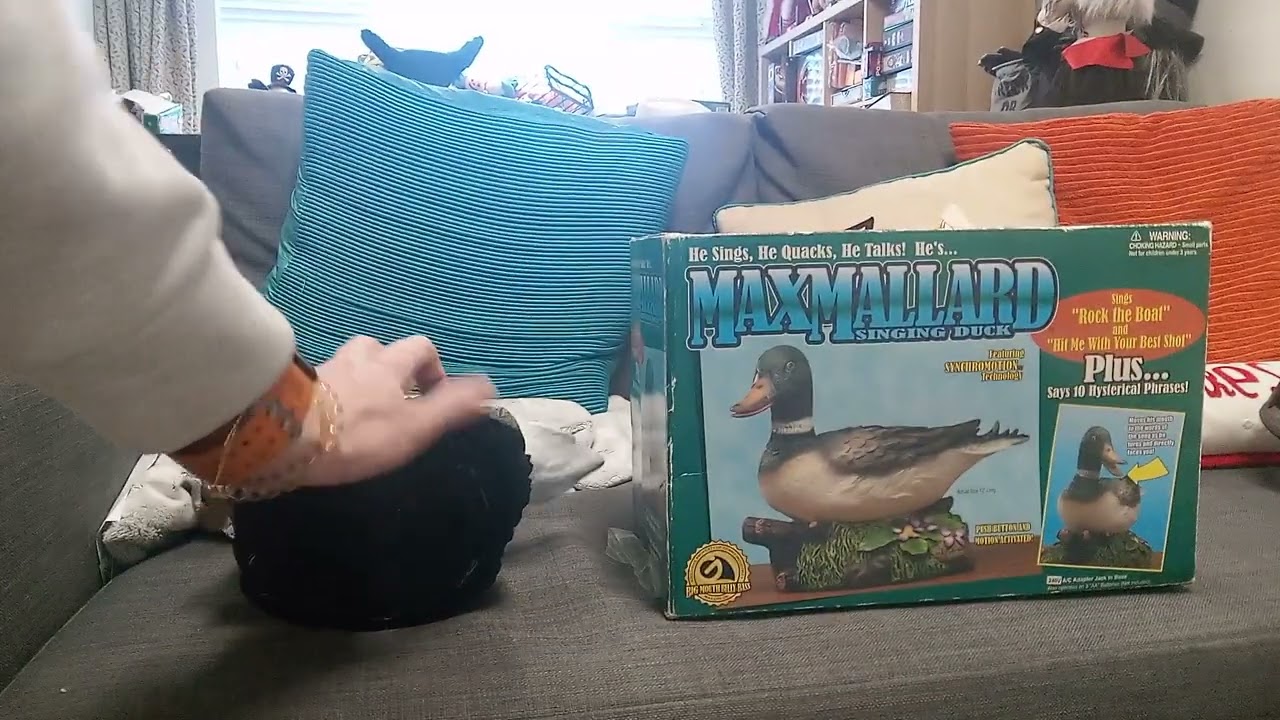 Gemmy Animated Max Mallard The Singing And Talking Duck 