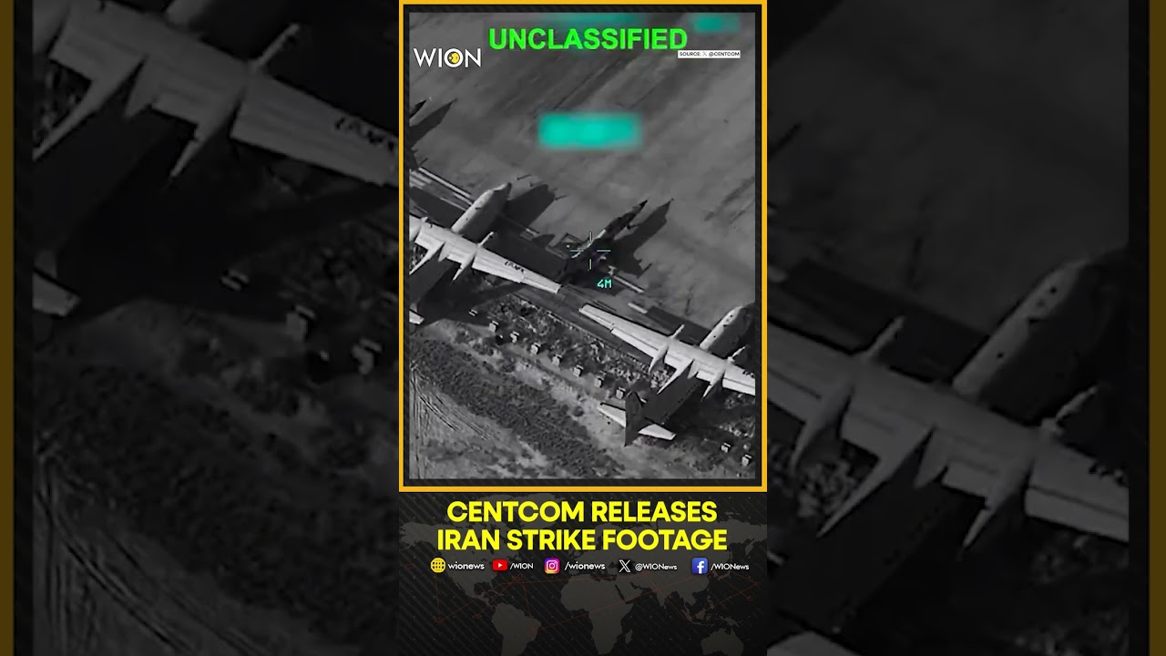 US-Iran War: CENTCOM Shares Fresh Dramatic Footage of Strikes Against Iran | WION Shorts