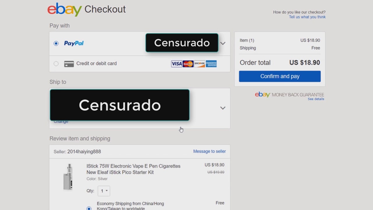 COMO COMPRAR EN EBAY DESDE ECUADOR/ MAURO SALCAN