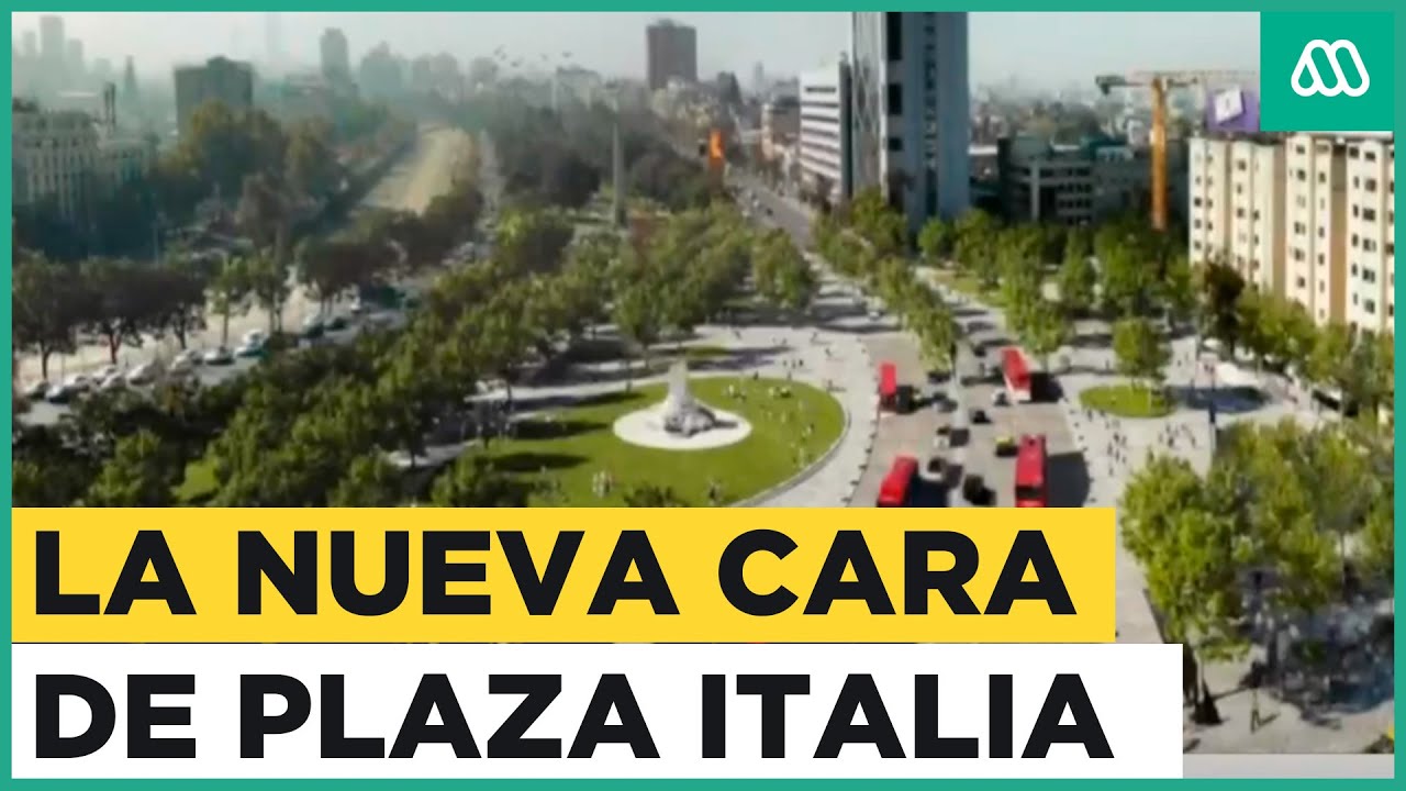 El fin de la rotonda Baquedano: Esta será la nueva cara de la Plaza Italia
