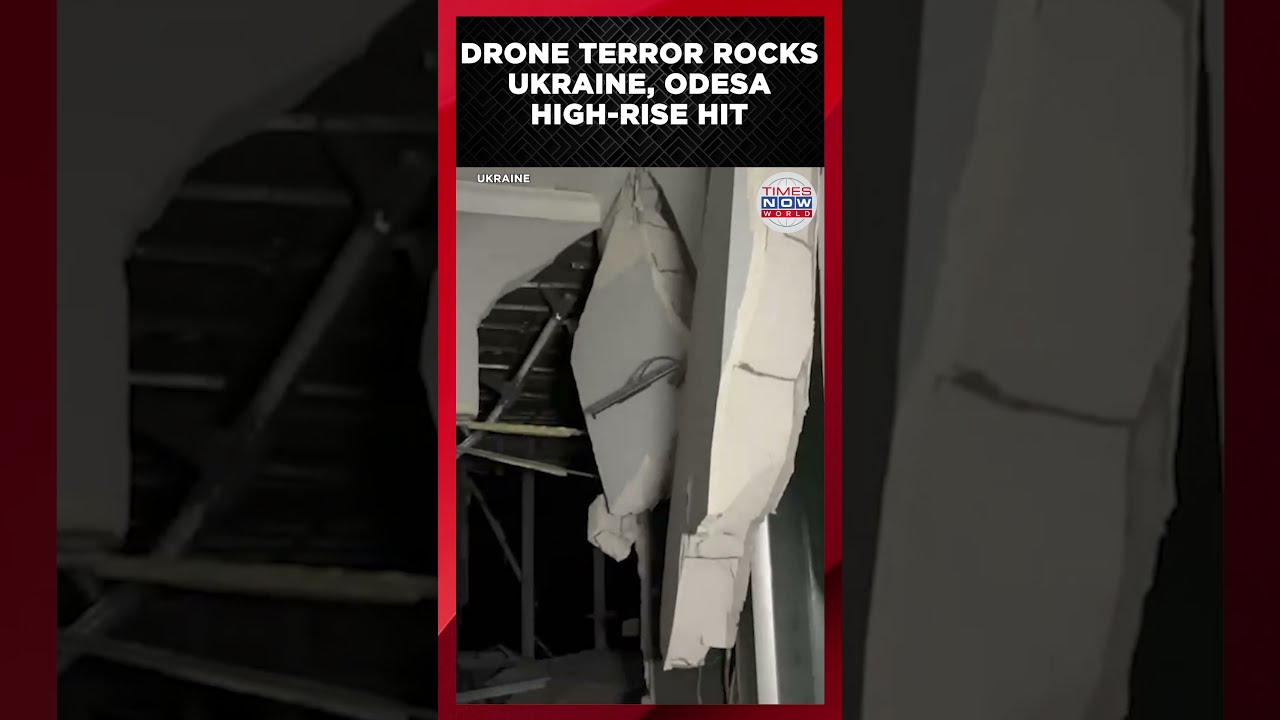 ODESA UNDER ATTACK: Russian Drone Strike Injures 17, Including Children | Times Now World