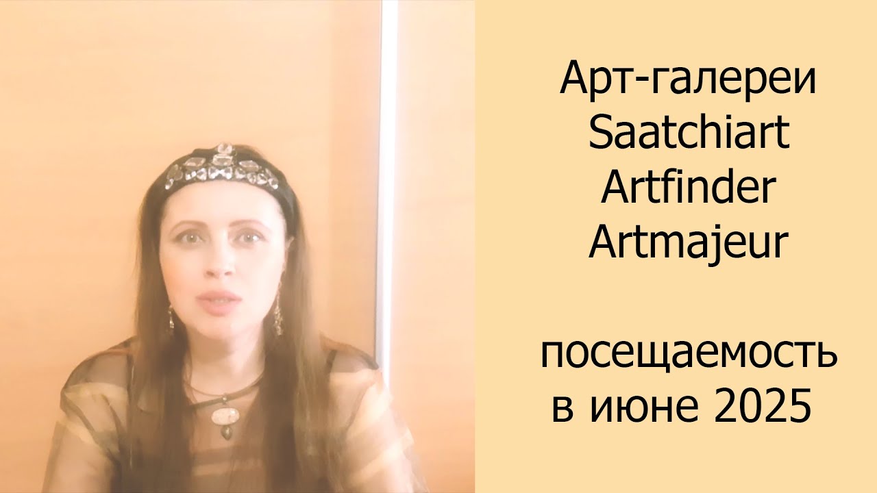 Арт-галереи Saatchiart, Artfinder, Artmajeur посещаемость в июне 2025 