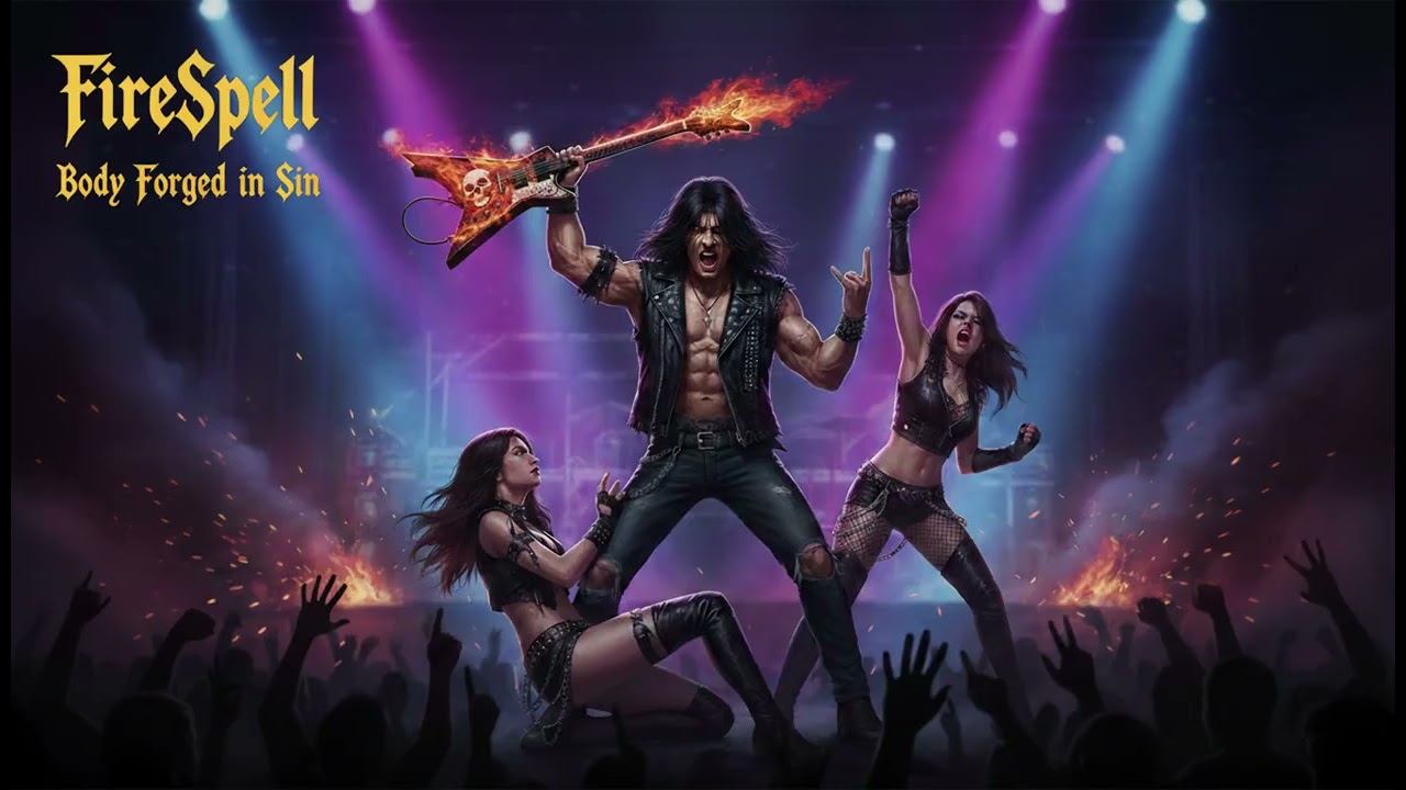 FireSpell - Body Forged in Sin-Epic Heavy Power Metal ballad with Thrash, Industrial and Death Metal