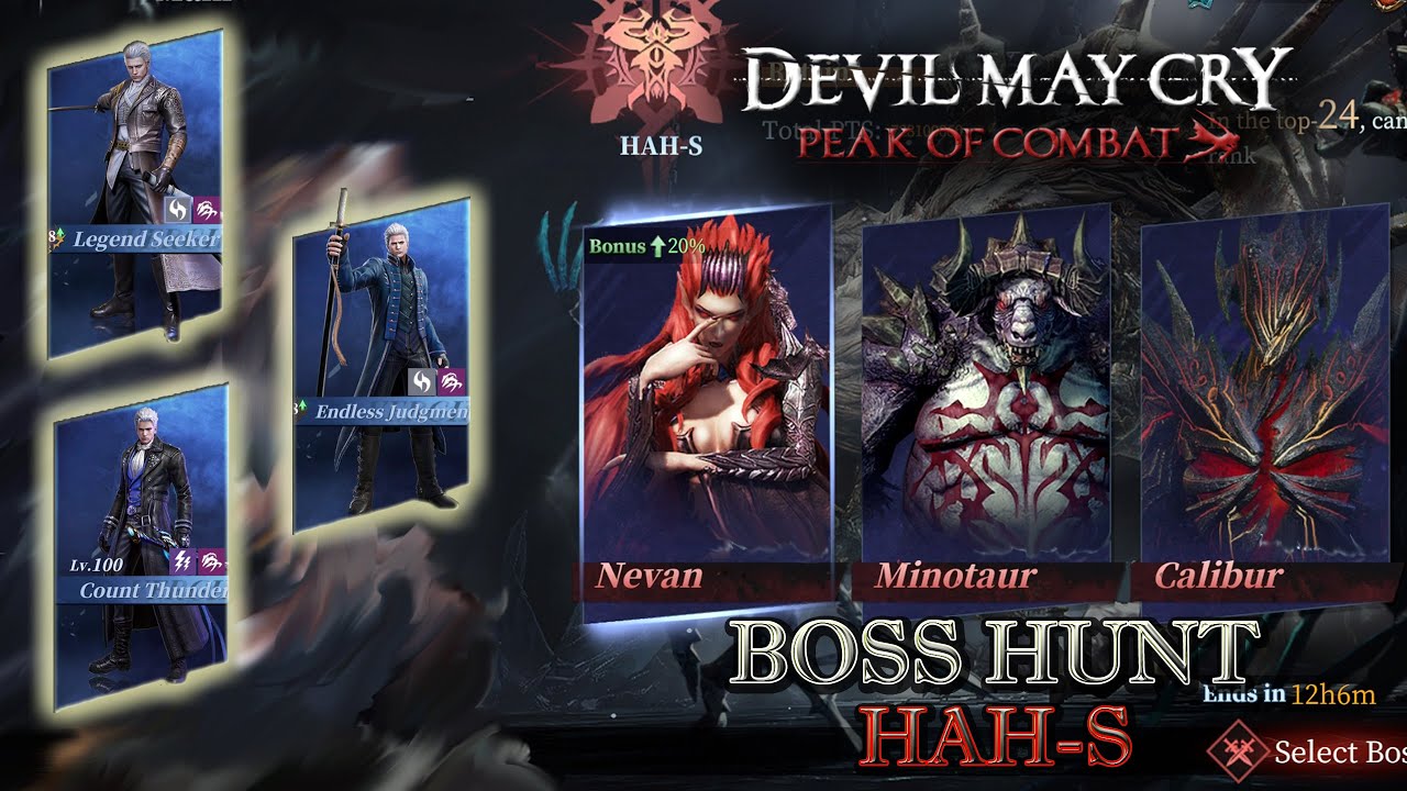 Boss Hunt HAH-S| Devil May Cry: Peak of Combat | ASIA