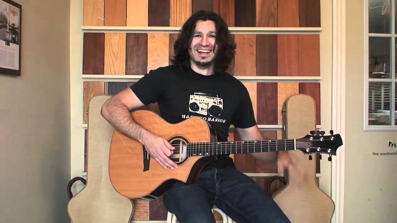 Phil X of The Drills & Fretted Americana plays a Loucin Acoustic guitar